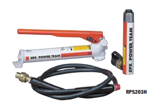 Power Team RPS Hydraulik Pumpensatz mit Hochdruckzylinder und Handpumpe