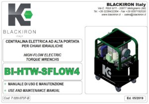 Black Iron BI-HTW-SFLOW4 High Flow Hydraulikaggregat 700 bar