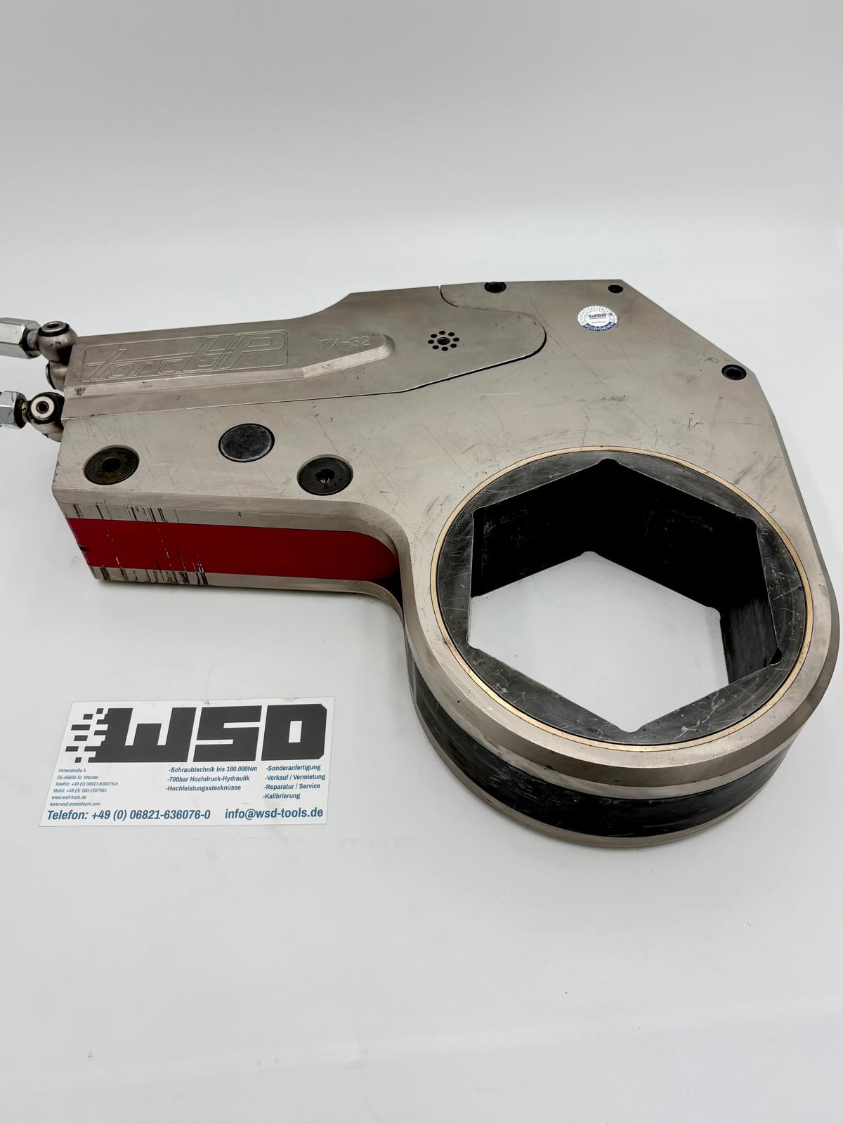 TorcUP TX-32 Hydraulikschrauber Seitenansicht als Mietgerät von WSD